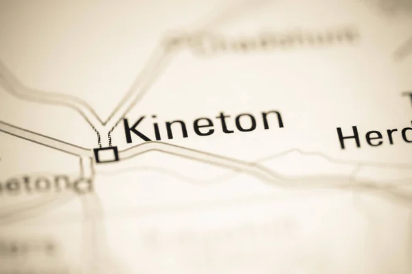 キントン 地理地図上のイギリス — ストック写真