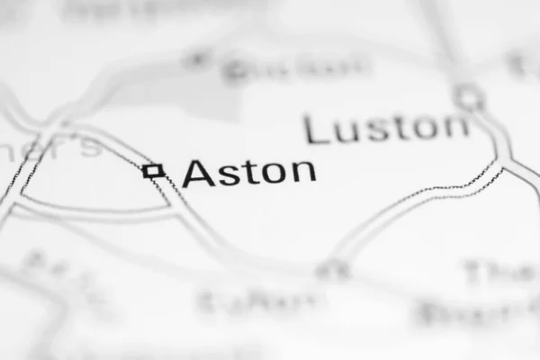 Астон Велика Британія Географічній Карті — стокове фото