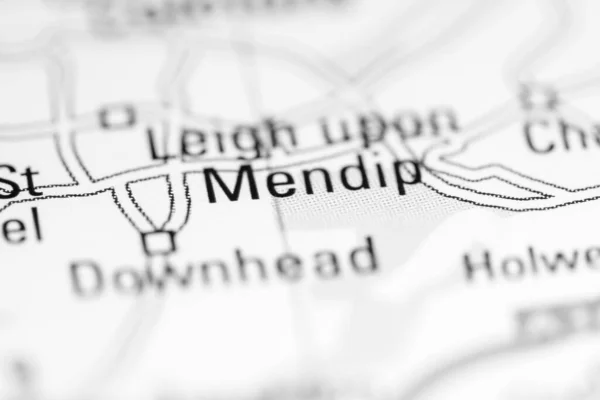 メンディップ 地理地図上のイギリス — ストック写真