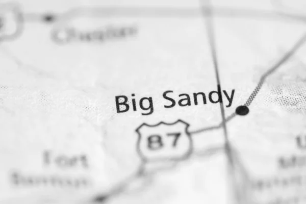 Big Sandy on a geographical map of USA