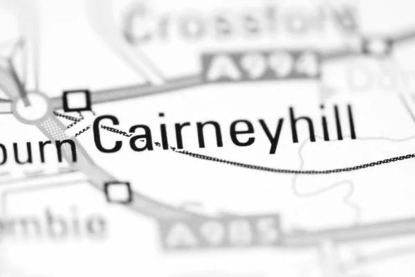 Cairneyhill Географічній Карті Великої Британії — стокове фото