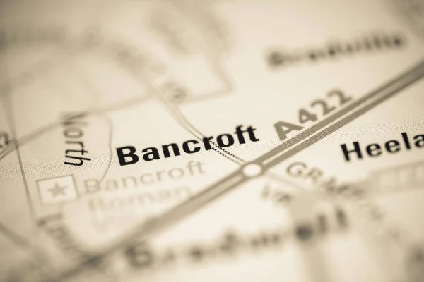 Bancroft Χάρτη Του Ηνωμένου Βασιλείου — Φωτογραφία Αρχείου
