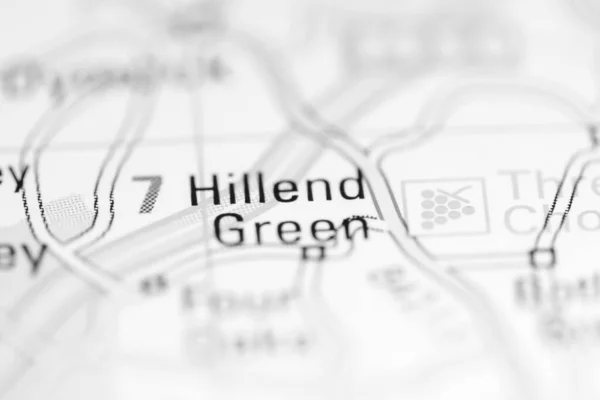 Hillend Green United Kingdom Geographical Map — 图库照片