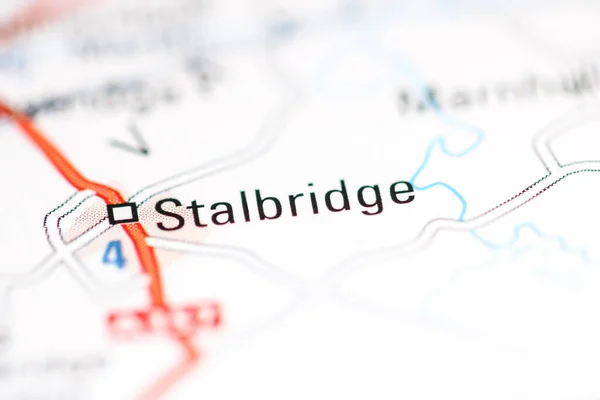 Stalbridge Regno Unito Una Carta Geografica — Foto Stock