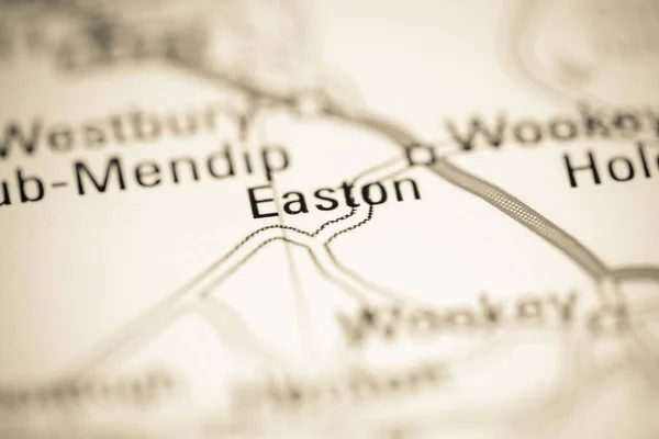 イーストン 地理地図上のイギリス — ストック写真