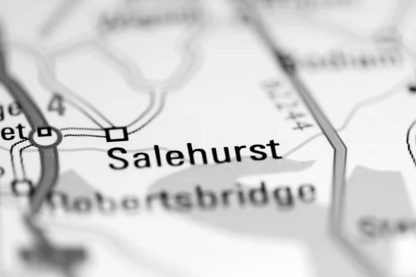Salehurst Reino Unido Sobre Mapa Geografia — Fotografia de Stock