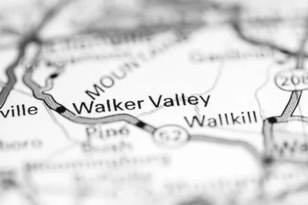 Walker Valley Nueva York Eeuu Mapa Geográfico —  Fotos de Stock