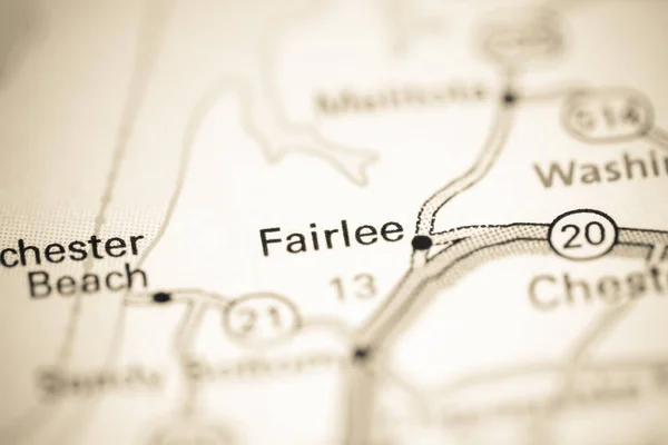 Fairlee Maryland Eua Sobre Mapa Geografia — Fotografia de Stock