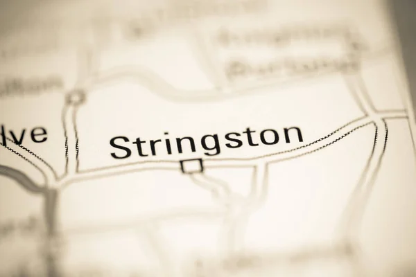 Stringston Reino Unido Mapa Geográfico — Foto de Stock