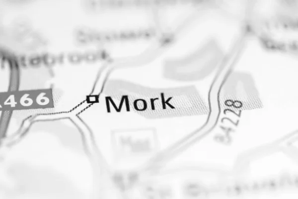 Морк Велика Британія Географічній Карті — стокове фото