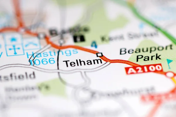 Telham United Kingdom Geography Map — Stock Photo, Image