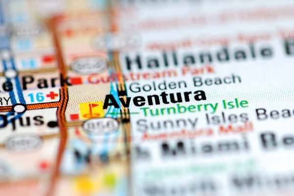 Aventura Mapa Geográfico Estados Unidos — Foto de Stock