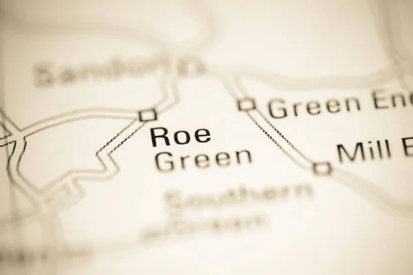 ローズ グリーン 地理地図上のイギリス — ストック写真