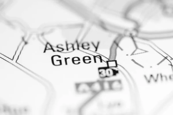 アシュリー グリーン 地理地図上のイギリス — ストック写真