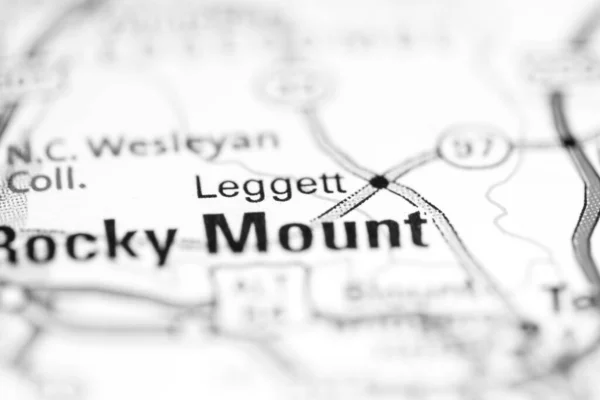 Leggett Carolina Norte Eua Sobre Mapa Geografia — Fotografia de Stock