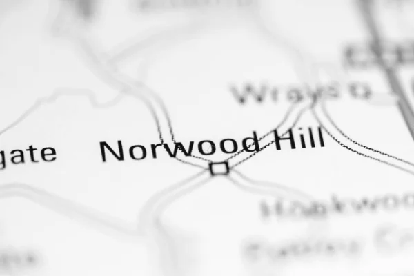 ノーウッド 地理地図上のイギリス — ストック写真