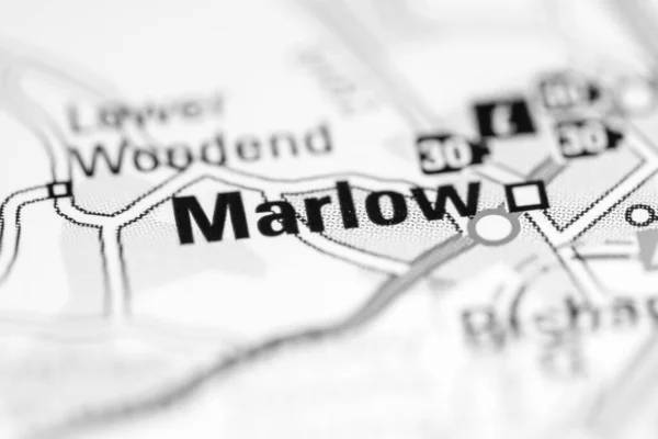 マーロウ 地理地図上のイギリス — ストック写真