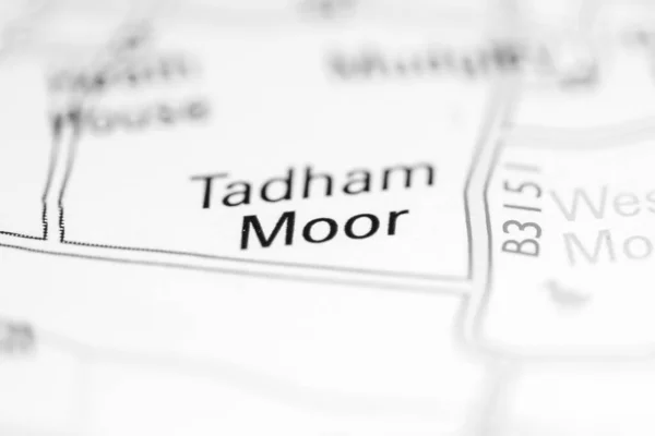 タダム ムーア 地理地図上のイギリス — ストック写真