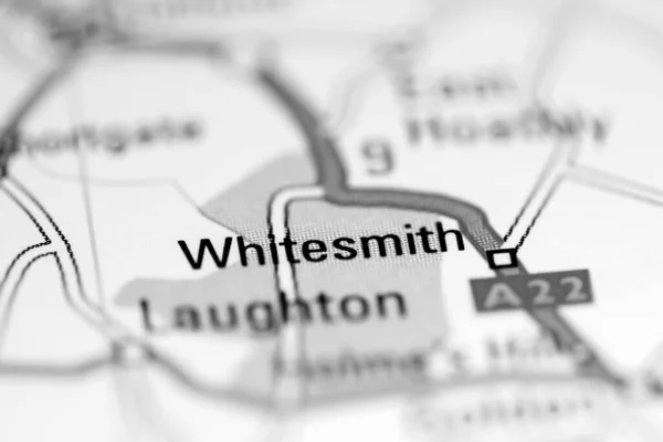 ホワイトスミスだ 地理地図上のイギリス — ストック写真