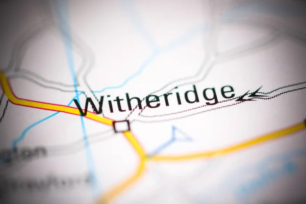 Whiteridge Reino Unido Sobre Mapa Geografia — Fotografia de Stock