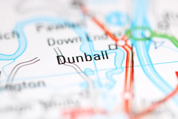 Dunball Regno Unito Una Carta Geografica — Foto Stock