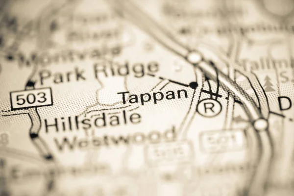 Tappan Nueva Jersey Eeuu Mapa Geográfico — Foto de Stock