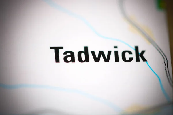 Tadwick Географічній Карті Великої Британії — стокове фото