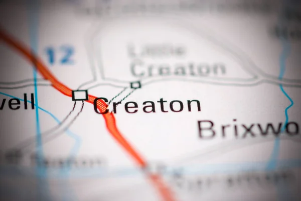 クレイトン 地理地図上のイギリス — ストック写真