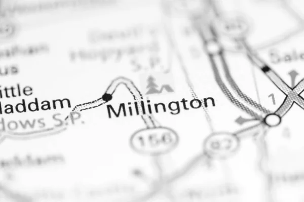 Millington Connecticut Stati Uniti Una Mappa Geografica — Foto Stock