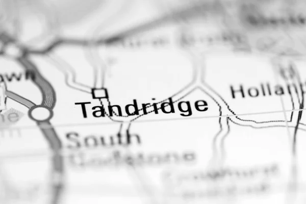 Tandridge Reino Unido Sobre Mapa Geografia — Fotografia de Stock