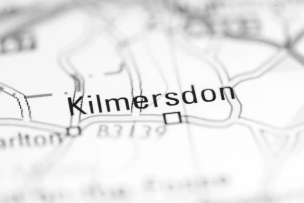 Kilmersdon Regno Unito Una Carta Geografica — Foto Stock