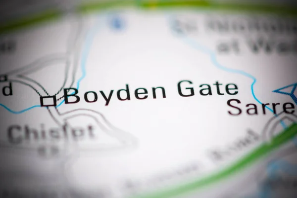 ボイデン ゲート 地理地図上のイギリス — ストック写真