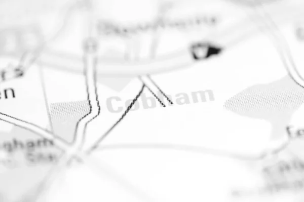 コバム 地理地図上のイギリス — ストック写真