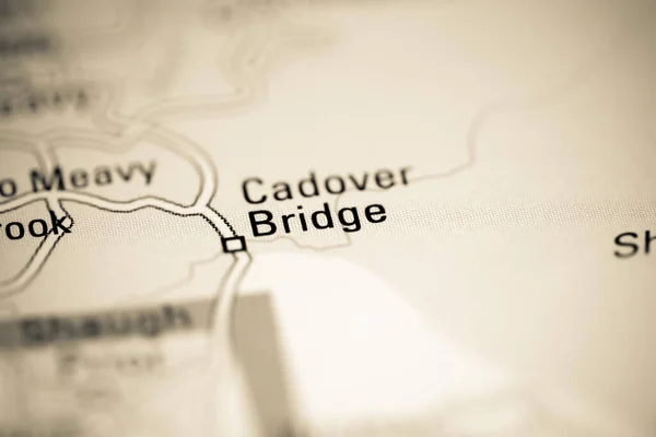 キャドバー ブリッジ 地理地図上のイギリス — ストック写真