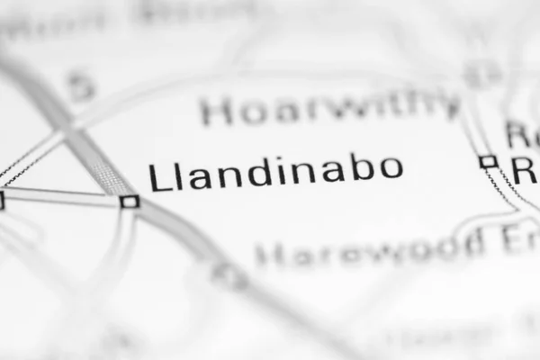 Llandinabo United Kingdom Geographical Map — 图库照片