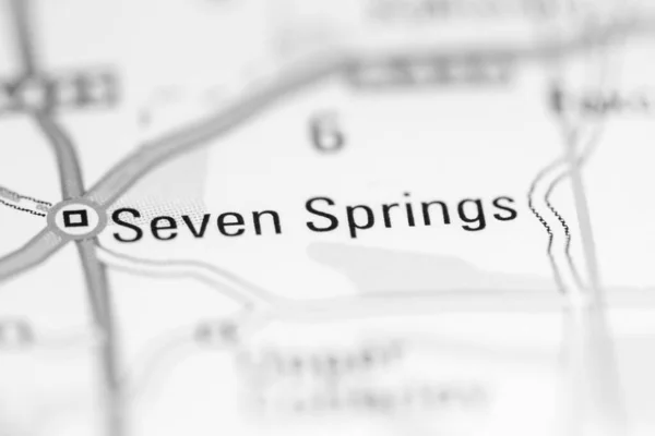 Seven Springs United Kingdom Geography Map — Stock Photo, Image