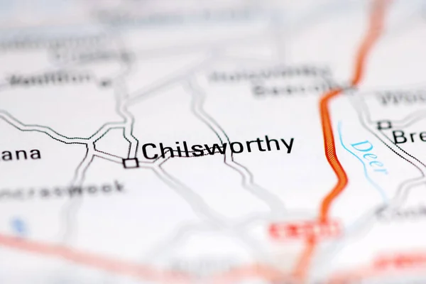 Chilsworthy United Kingdom Geography Map — Stock Photo, Image