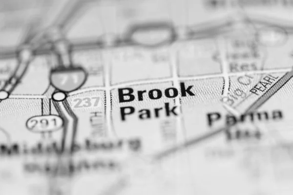 Brook Park on a map of the United States of America