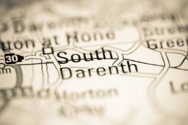 サウス ダーンス 地理地図上のイギリス — ストック写真