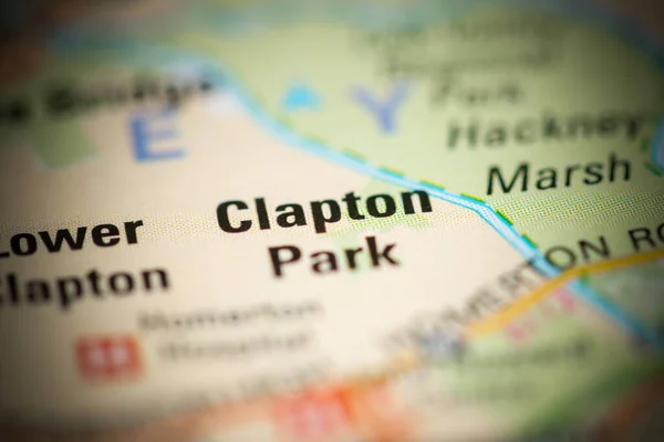 Clapton Park on a map of the United Kingdom