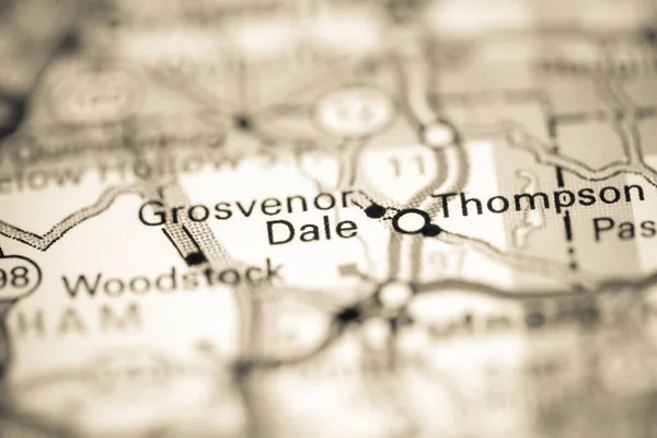 グレブナー デール マサチューセッツ州 地理地図上のアメリカ — ストック写真