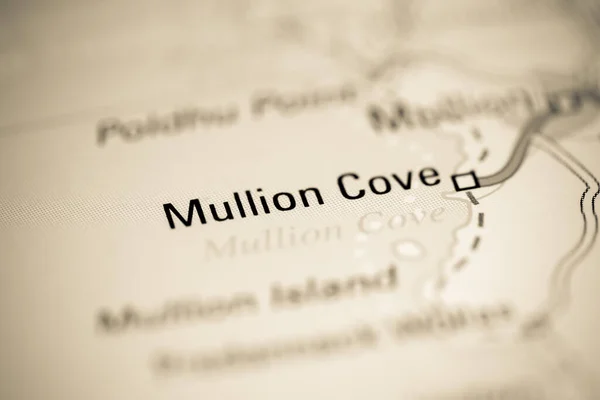 Mullion Cove Reino Unido Sobre Mapa Geografia — Fotografia de Stock