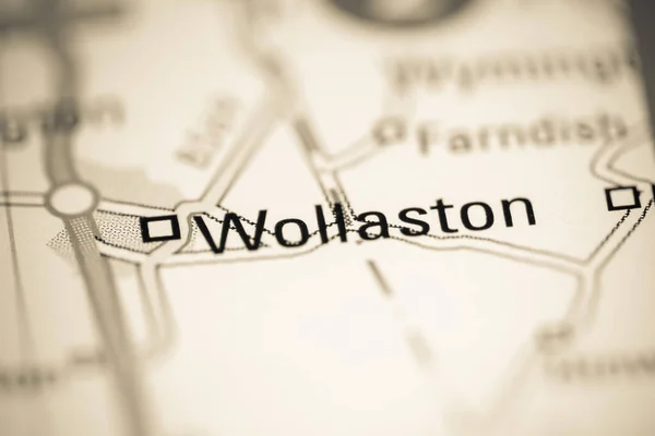 Det Wollaston Förenade Kungariket Geografisk Karta — Stockfoto