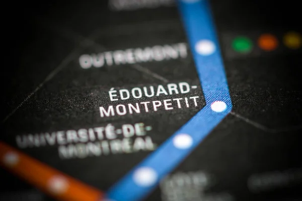 Edouard Montpetit Montreal Metro — Stockfoto