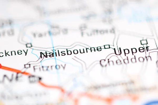 Nailsbourne Reino Unido Mapa Geográfico — Foto de Stock
