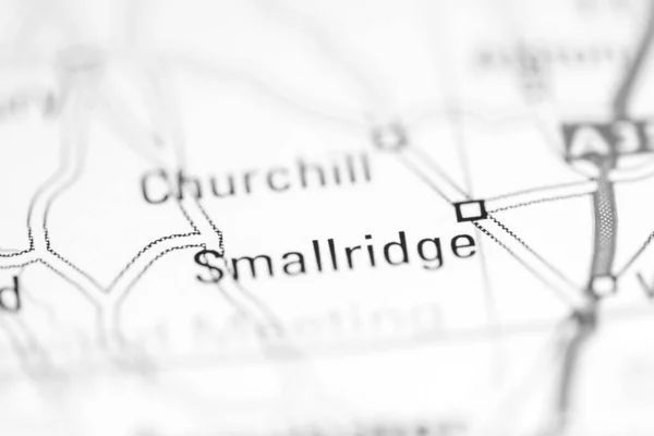 Drobnostka Zjednoczone Królestwo Mapie Geograficznej — Zdjęcie stockowe