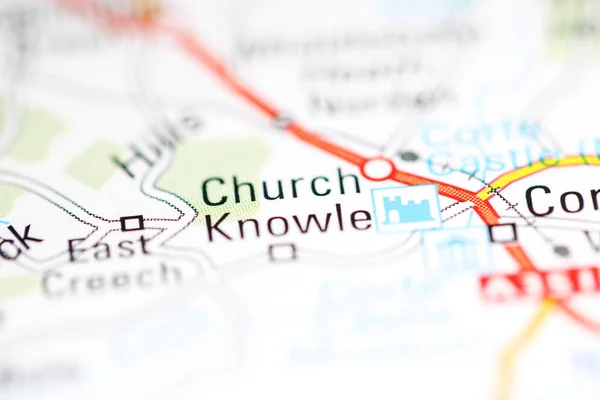 教会は知っている 地理地図上のイギリス — ストック写真