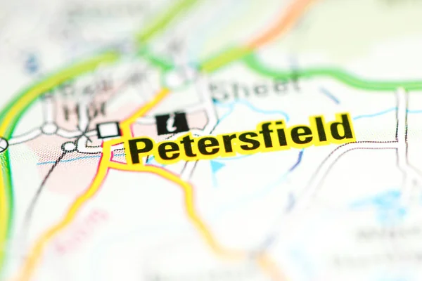 Petersfield Reino Unido Mapa Geográfico — Foto de Stock