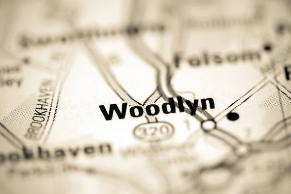 Woodlyn Usa Földrajzi Térképén — Stock Fotó