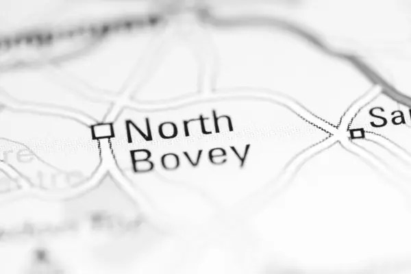 ノース ボビー 地理地図上のイギリス — ストック写真